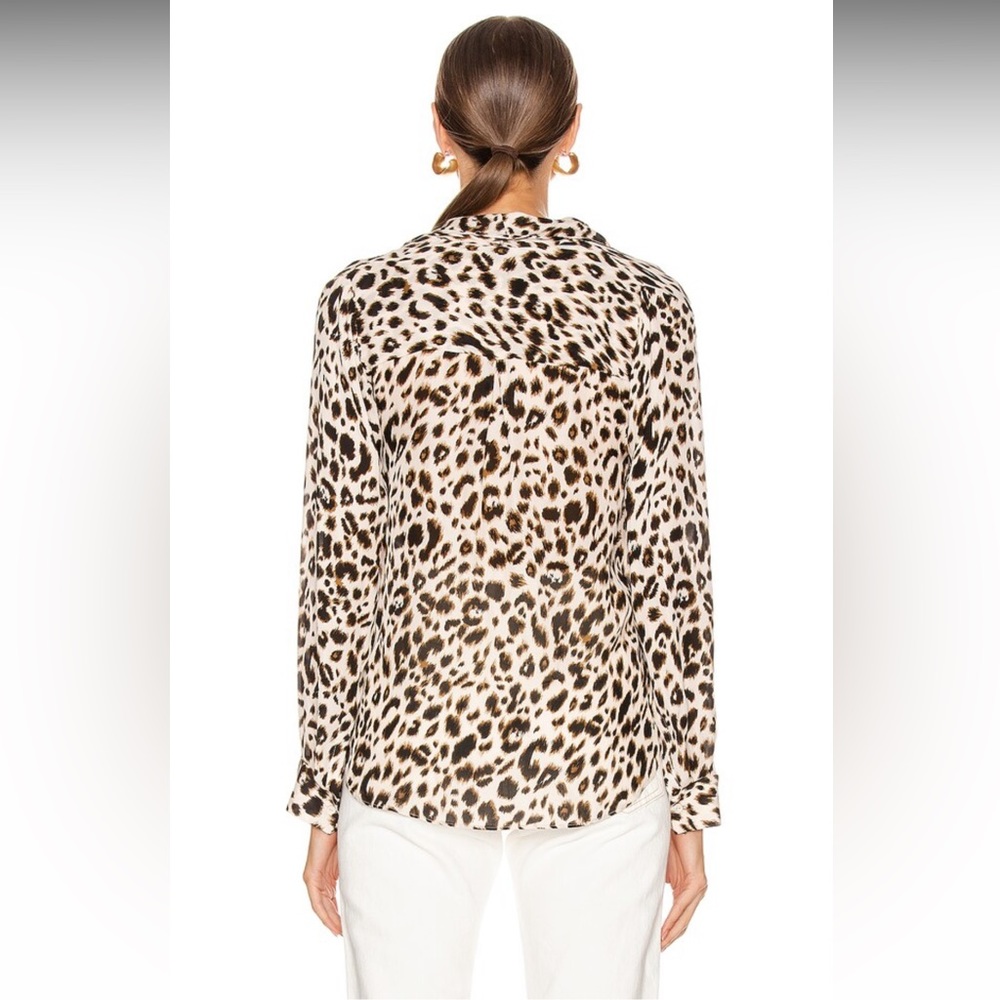 L'AGENCE 100% Silk Mariposa blouse - Picture 3 of 7